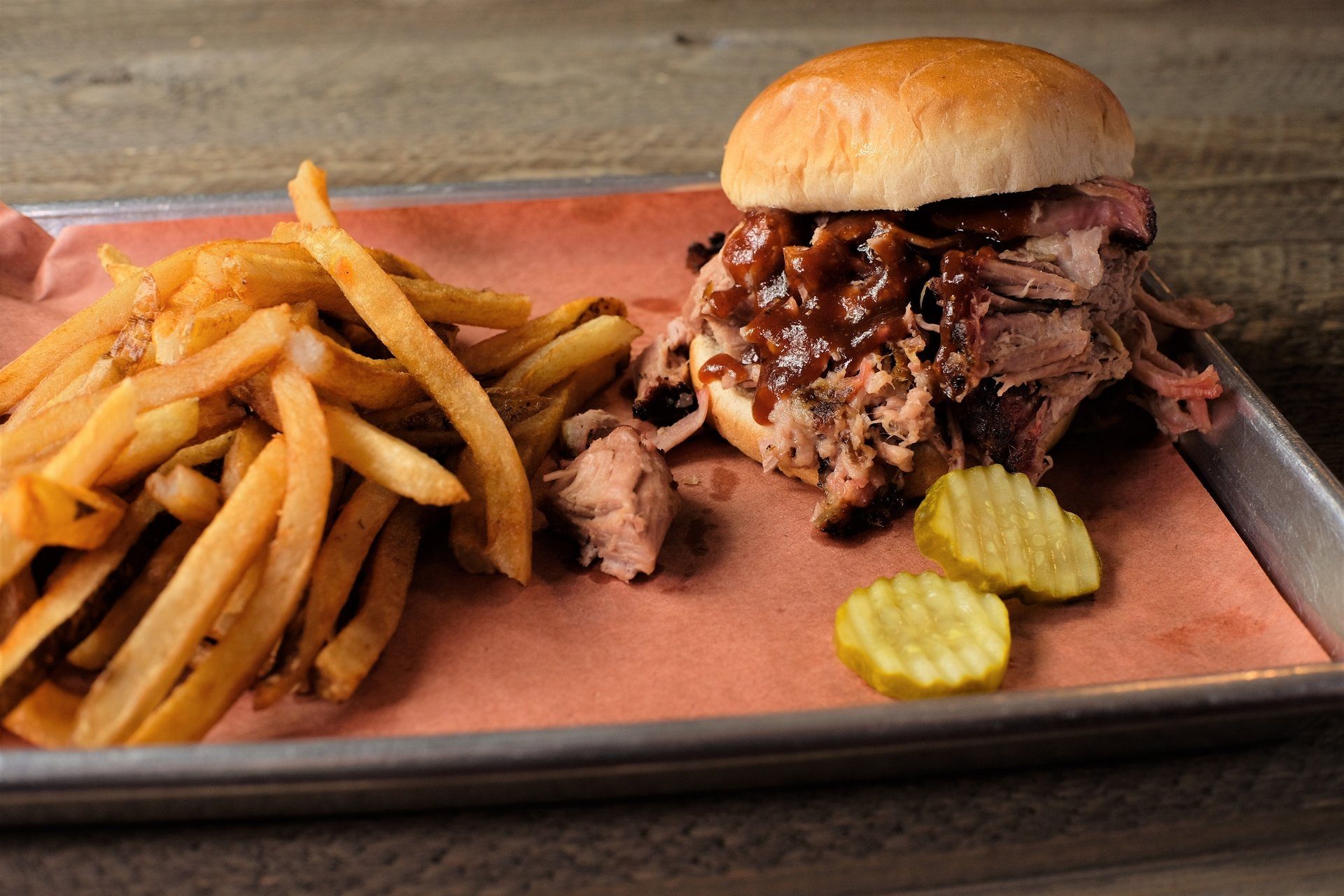 The Pork Sandwich Basket.