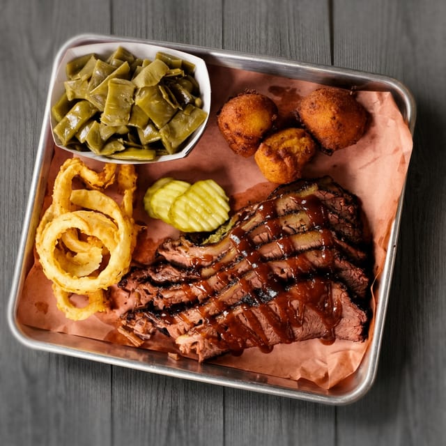 Beef Brisket Platter.